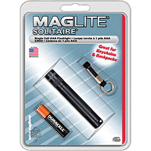 Solitaire&reg; Flashlights, Incandescent, 2 Lumens, AAA Batteries NRZ Safety Inc.