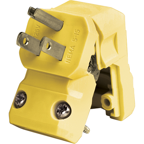Commercial Grade Straight Blade Plug, Nylon, 15 A, 125 V NRZ Safety Inc.
