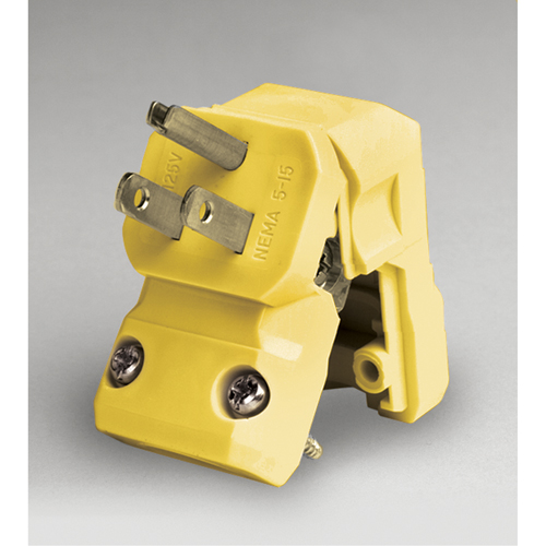 Commercial Grade Straight Blade Plug, Nylon, 15 A, 125 V NRZ Safety Inc.