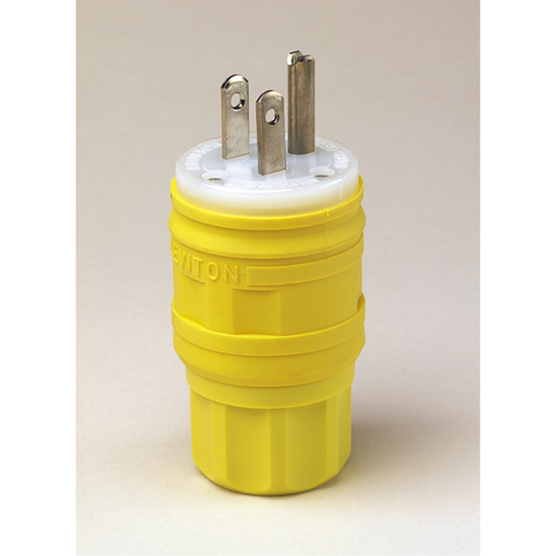 Commercial Grade Straight Blade Plug, Plastic, 15 A, 125 V NRZ Safety Inc.