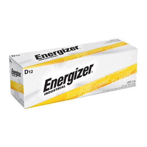 Alkaline Industrial Batteries, D, 1.5 V NRZ Safety Inc.