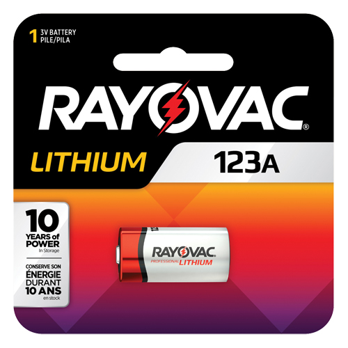 Lithium Battery, 123, 3 V NRZ Safety Inc.