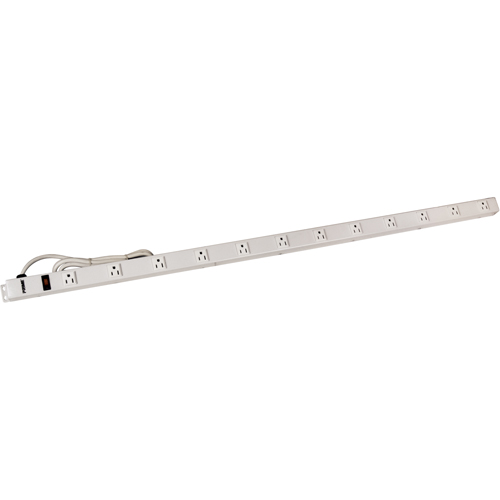 4' Power Strip, 12 Outlet(s), 6', 125 V NRZ Safety Inc.
