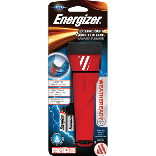 Weatheready&reg; Floating Flashlight, LED, 55 Lumens, AA Batteries NRZ Safety Inc.