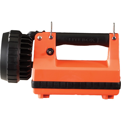E-Flood&reg; FireBox&reg; Lantern with Standard System, LED, 615 Lumens, 8 Hrs. Run Time, Rechargeable Batteries, Included NRZ Safety Inc.