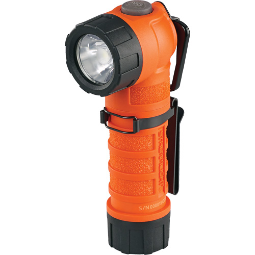 PolyTac&reg; 90 X Right Angle Flashlight, LED, CR123A Batteries, Polymer NRZ Safety Inc.