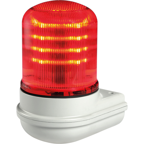 Streamline&reg; Modular Multifunctional LED Beacons, Continuous/Flashing/Rotating, Red NRZ Safety Inc.