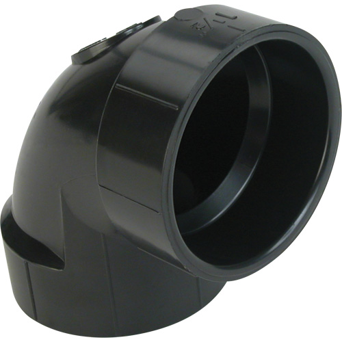 90° Elbow Fitting, Hub x Hub, Plastic, 1-1/4" NRZ Safety Inc.