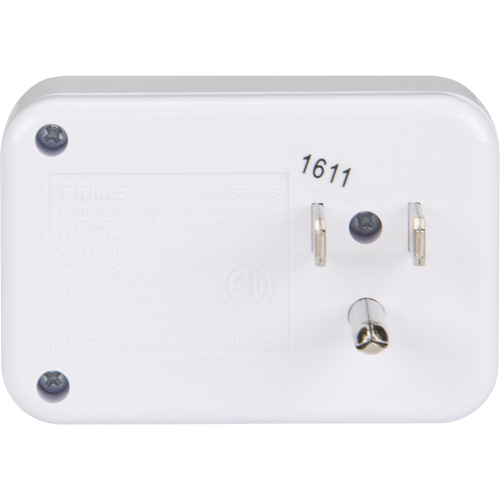 Prime&reg; USB Charger with Surge Protector NRZ Safety Inc.