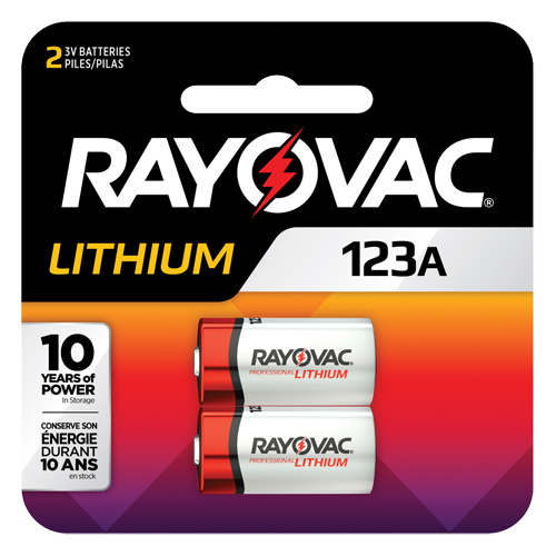 Batteries au lithium, 123, 3 V NRZ Safety Inc.