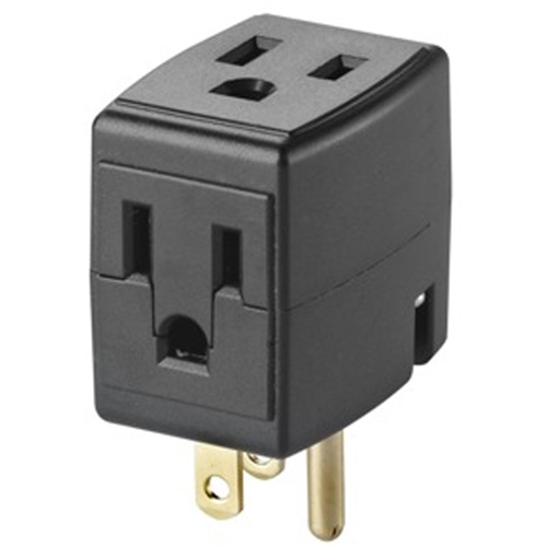 Cube triple mis &agrave; la terre, 3 Prise(s), Aucune, 15 A, 1875 W, 125 V NRZ Safety Inc.
