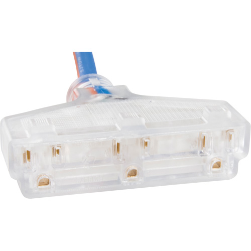 TPE-Rubber Extension Cord with Light Indicator, All-Weather, SJEOW, 12/3 AWG, 15 A, 3 Outlet(s), 25' NRZ Safety Inc.