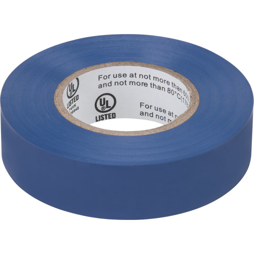 Ruban isolant, 19 mm (3/4") x 18 m (60'), Bleu, 7 mils NRZ Safety Inc.