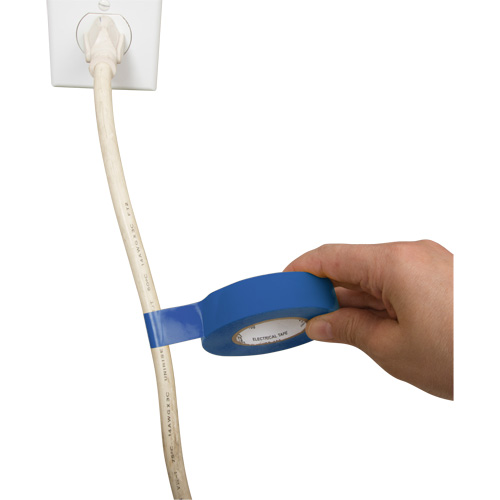 Ruban isolant, 19 mm (3/4") x 18 m (60'), Bleu, 7 mils NRZ Safety Inc.