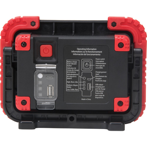 Lampe de travail portative, DEL, 10 W, 1000 lumens, Boîtier en Plastique NRZ Safety Inc.