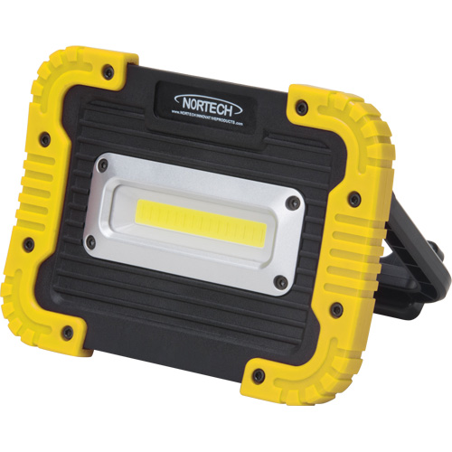 Portable Work Light, LED, 10 W, 1000 Lumens, Plastic Housing NRZ Safety Inc.