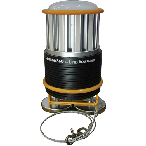 Lampe de travail portative Beacon360 GO avec fixation magn&eacute;tique, DEL, 45 W, 6000 lumens, Boîtier en Aluminium NRZ Safety Inc.