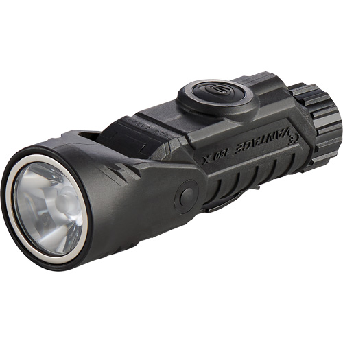 Vantage&reg; 180 X Multi-Fuel Helmet/Right Angle Flashlight, LED, Rechargeable/CR123A Batteries, Nylon Polymer NRZ Safety Inc.