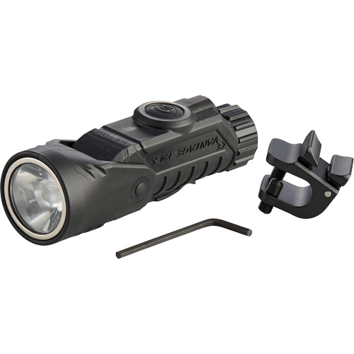 Vantage&reg; 180 X Multi-Fuel Helmet/Right Angle Flashlight, LED, Rechargeable/CR123A Batteries, Nylon Polymer NRZ Safety Inc.