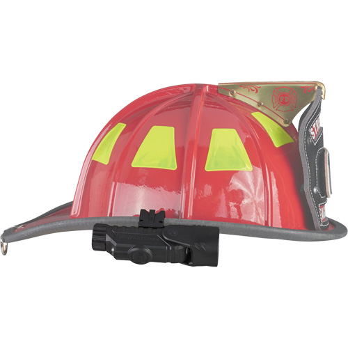 Vantage&reg; 180 X Multi-Fuel Helmet/Right Angle Flashlight, LED, Rechargeable/CR123A Batteries, Nylon Polymer NRZ Safety Inc.