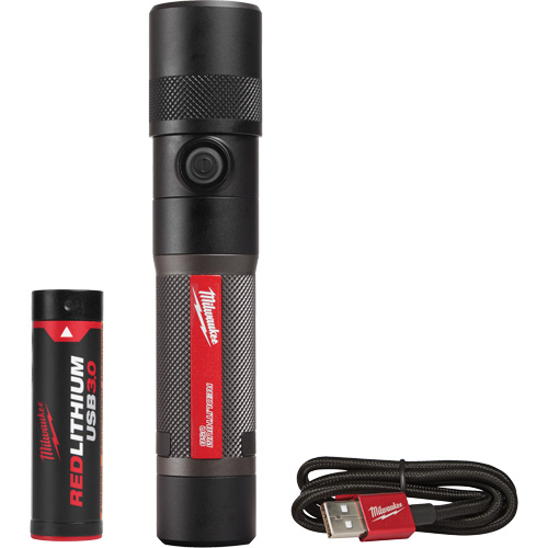1100L Twist Focus Flashlight, LED, 1100 Lumens, Rechargeable Batteries NRZ Safety Inc.