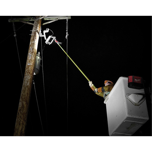 Lampe USB polyvalente REDLITHIUM pour perche isolante, DEL, Piles Rechargeable, Aluminium NRZ Safety Inc.