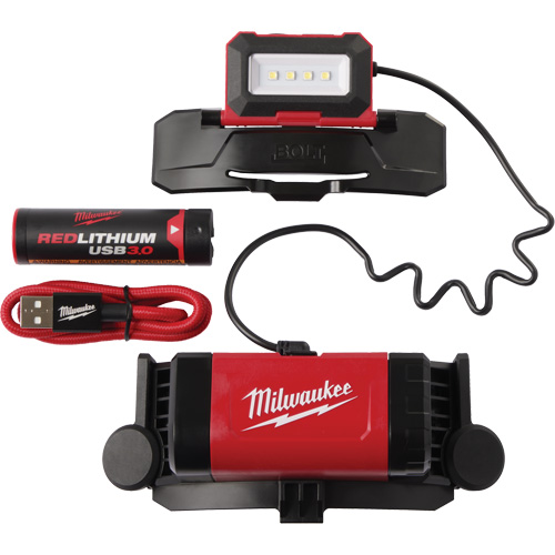Lampe frontale USB Redlithium Bolt, DEL, 600 lumens, 4 hres de fonctionnement, piles Rechargeable NRZ Safety Inc.