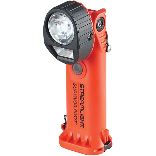 Survivor Pivot&reg; Magnetic Flashlight with Battery Carrier, LED, 325 Lumens, Rechargeable Batteries NRZ Safety Inc.