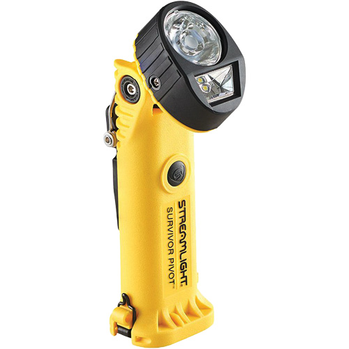 Survivor Pivot&reg; Flashlight, LED, 325 Lumens, Rechargeable Batteries NRZ Safety Inc.