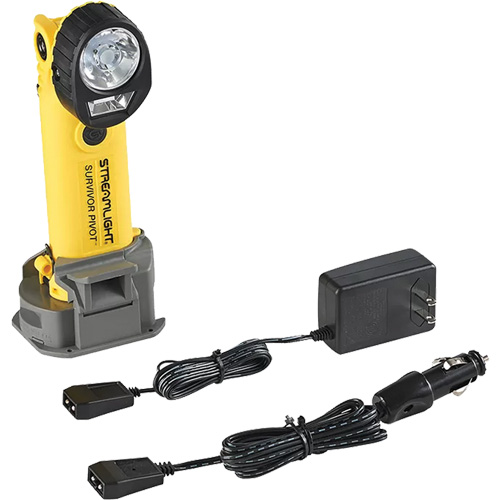 Survivor Pivot&reg; Magnetic Flashlight, LED, 325 Lumens, Rechargeable Batteries NRZ Safety Inc.