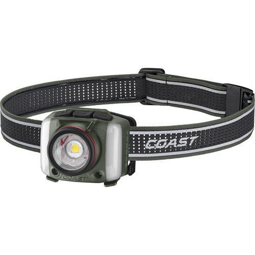 FL97R Tri-Colour Headlamp with Twist Focus & Voice Activation, LED, 830 Lumens, 2 Hrs. Run Time, Rechargeable Batteries NRZ Safety Inc.