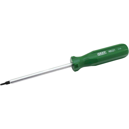 Tournevis tr&egrave;s long pour vis &agrave; t&ecirc;te carr&eacute;e creuse, Tige de #1, Ronde, 10" lo, Prise en Coussin&eacute;e NRZ Safety Inc.