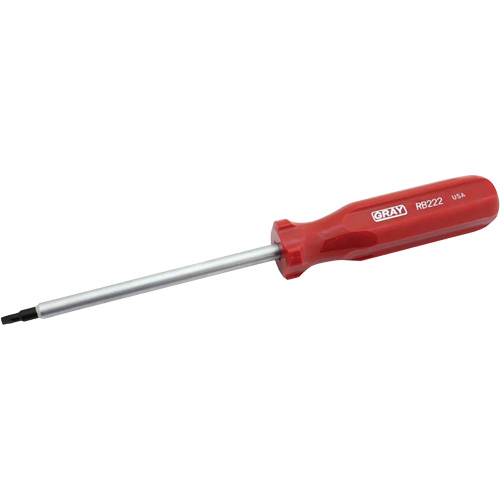 Tournevis tr&egrave;s long pour vis &agrave; t&ecirc;te carr&eacute;e creuse, Tige de #2, Ronde, 10-1/4" lo, Prise en Coussin&eacute;e NRZ Safety Inc.