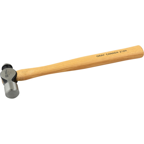 Ball Pein Hammer, 12 oz. Head Weight, Plain Face, Wood Handle NRZ Safety Inc.