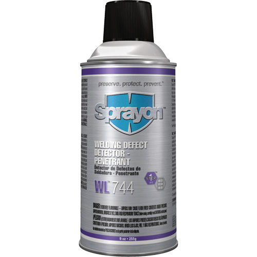 P&eacute;n&eacute;trant pour la d&eacute;tection des d&eacute;fauts de soudure WL744, Canette a&eacute;rosol NRZ Safety Inc.