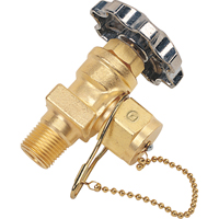 Station Valve with Gas Tight & Chain, Brass NRZ Safety Inc.