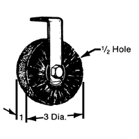 Brosses plates, rondes ou Roto NRZ Safety Inc.