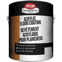 Industrial Floor Coating, 1 gal., Water-Based, Semi-Gloss, Grey NRZ Safety Inc.