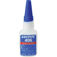 Adh&eacute;sif instantan&eacute; Prism 406, Transparent, Bouteille, 0,7 liq. oz. NRZ Safety Inc.