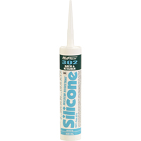 NuFlex&reg; 302 Bath And Kitchen Silicone Sealant, 300 ml, Cartridge, Clear NRZ Safety Inc.