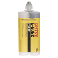 E-60NC Electrically Non-Corrosive Structural Adhesives, 400 ml, Dual Cartridge, Two-Part, Black NRZ Safety Inc.