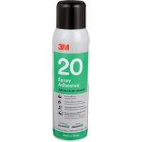 20 Heavy Duty Spray Adhesive, Clear, Aerosol Can NRZ Safety Inc.
