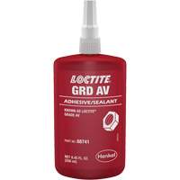 Letter Grade AV Threadlocker, Red, High, 250 ml, Bottle NRZ Safety Inc.