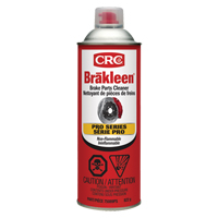 Produit de nettoyage ininflammable pour les freins de s&eacute;rie professionnelle Brakleen, Canette a&eacute;rosol NRZ Safety Inc.
