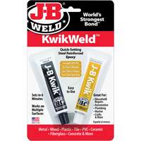 Colle &eacute;poxyde KwikWeld, Deux composants, Tube, 2 oz, Gris NRZ Safety Inc.