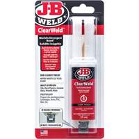 ClearWeld Adhesive, 25 ml, Syringe, Two-Part, Clear NRZ Safety Inc.