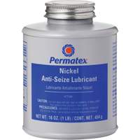 Nickel Anti-Seize Lubricant, Brush Top Can, 2400°F (1316°C) Max. Temp. NRZ Safety Inc.