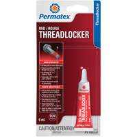 Permanent Strength Threadlocker, Red, High, 6 ml, Tube NRZ Safety Inc.