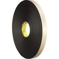 Double-Coated Foam Tape, 66 m (216') L x 12.7 mm (1/2") W, 31 mils, Polyethylene NRZ Safety Inc.