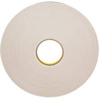 Double-Coated Foam Tape, 66 m (216') L x 12.7 mm (1/2") W, 31 mils, Polyethylene NRZ Safety Inc.